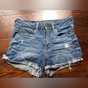 American Eagle Hi-Rise Shortie Shorts